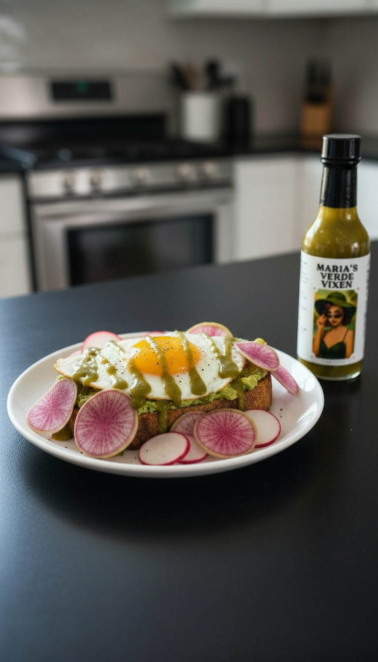 Verde Vixen - Artisan Jalapeño Hot Sauce | Green Hot Sauce with Tomatillo & Lime | Small Batch