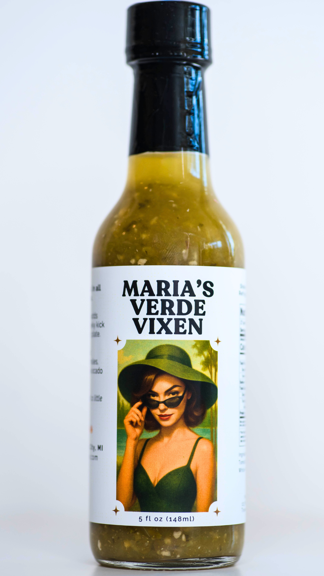 Verde Vixen - Artisan Jalapeño Hot Sauce | Green Hot Sauce with Tomatillo & Lime | Small Batch